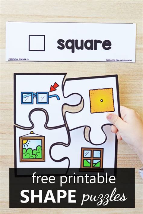 Free Printable Shape Puzzles